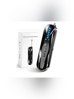 Professional-Grade Black Signal Detector with LED Display